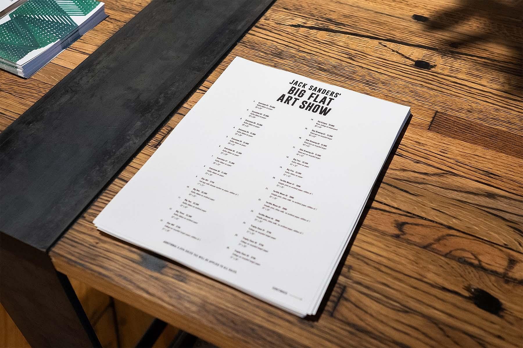 BIG FLAT ART SHOW JACK SANDERS 7