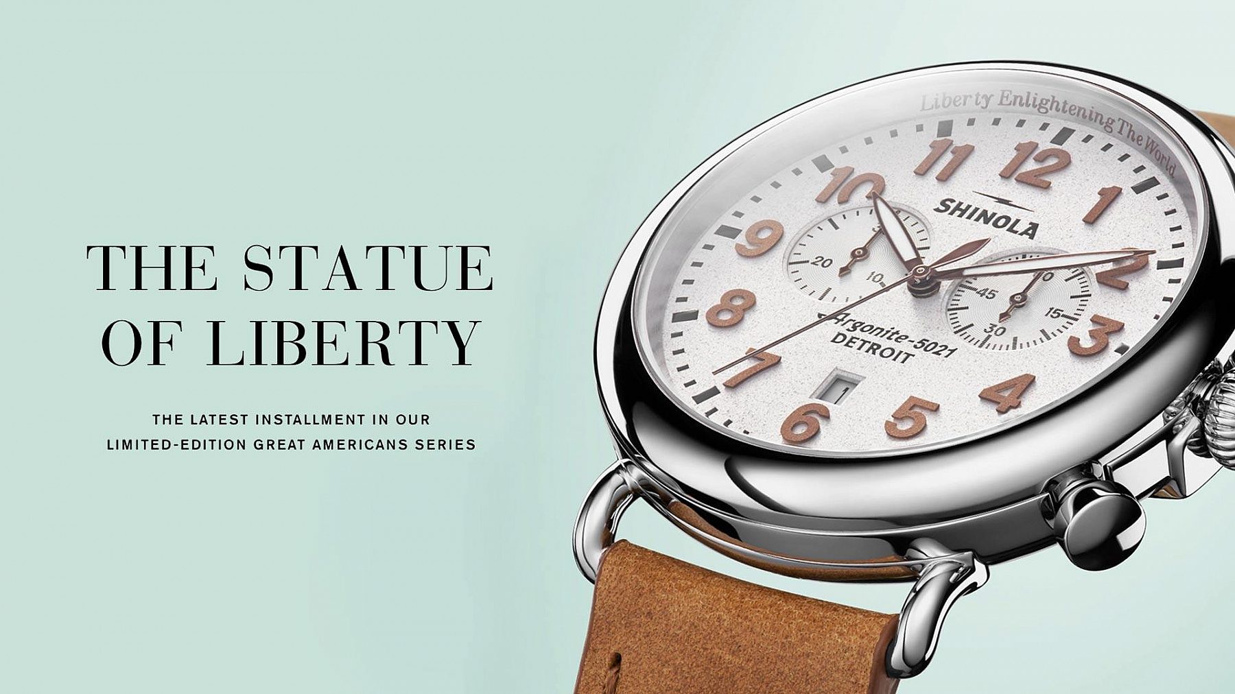 Shinola statue of liberty watch online