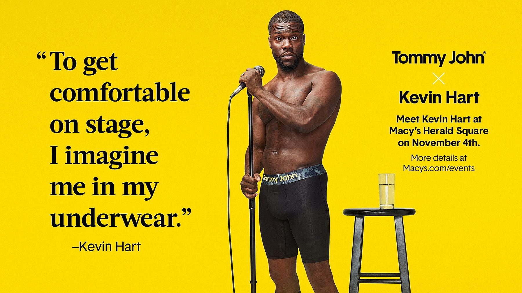 Tommy John Underwear Kevin Hart 2024